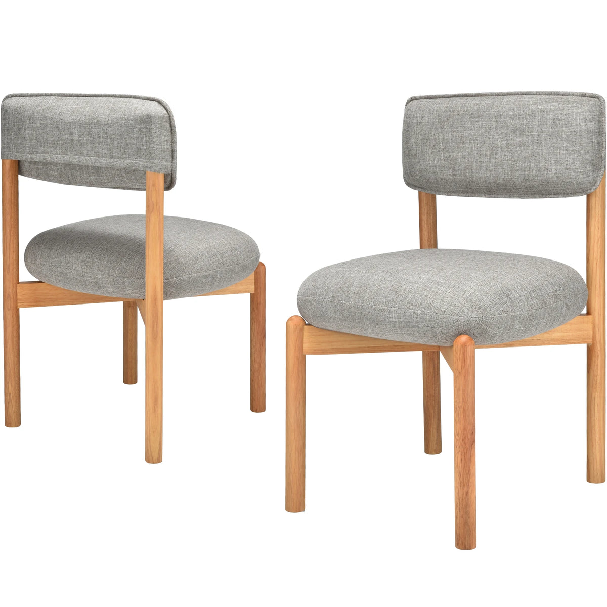 FARINI Modern Upholstered Dining Chairs Set of 2 for Home
