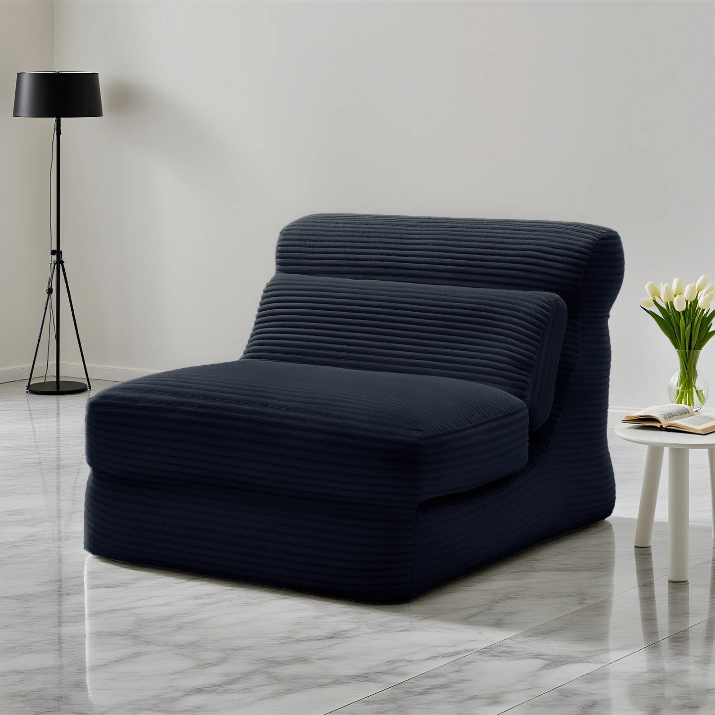 JHK Ergonomic Folding Sofa Bed With Integrated Lumbar Support