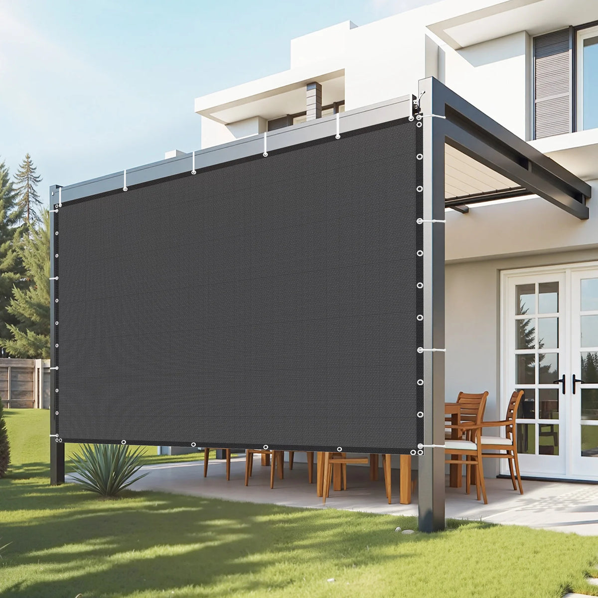 SucceBuy HDPE Shade Cloth Pergola Privacy Screen 140 GSM Outdoor