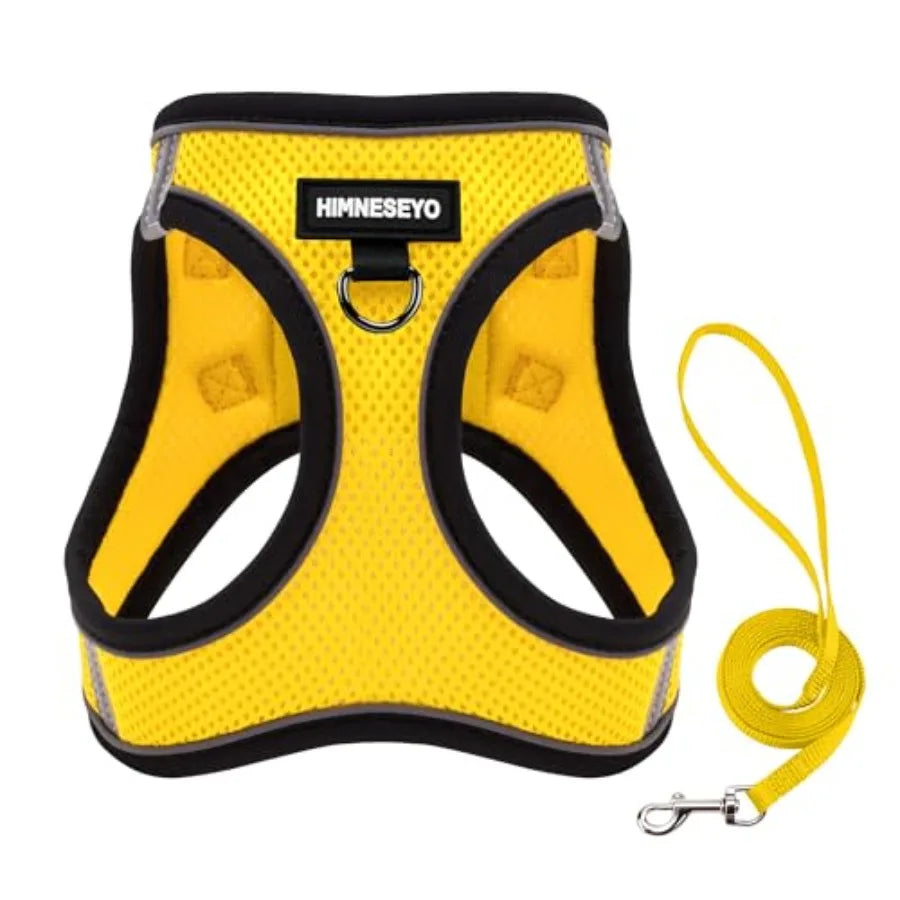 No Pull Reflective Step In Dog Harness And Leash Set