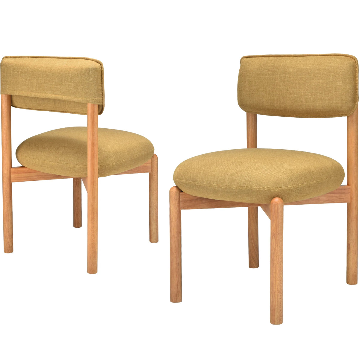FARINI Modern Upholstered Dining Chairs Set of 2 for Home