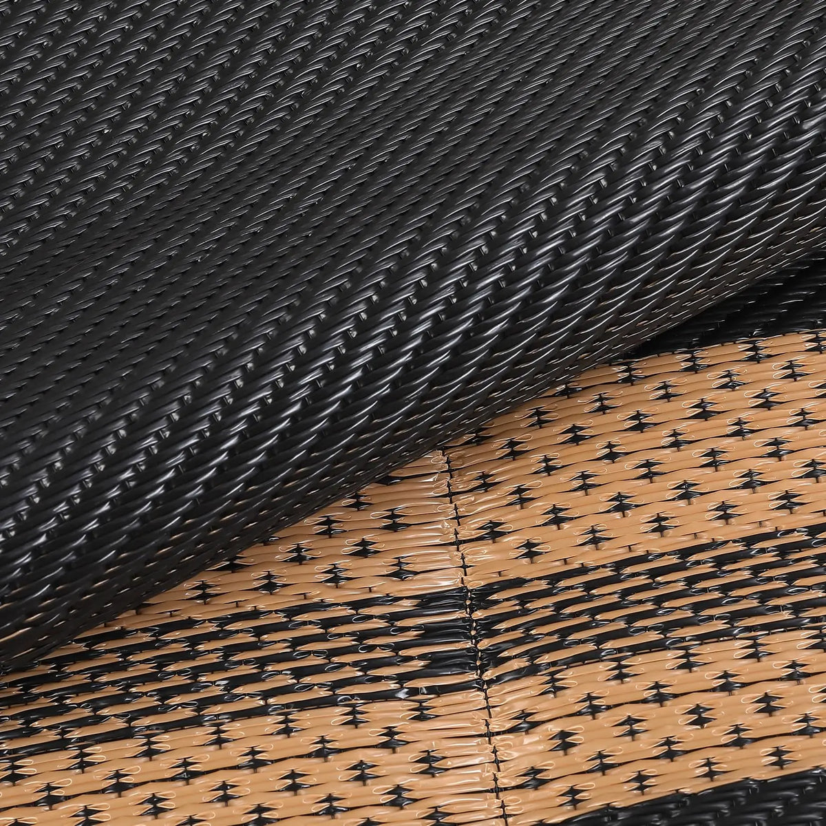 Waterproof Reversible Outdoor Patio Rug And Modern Area Mat