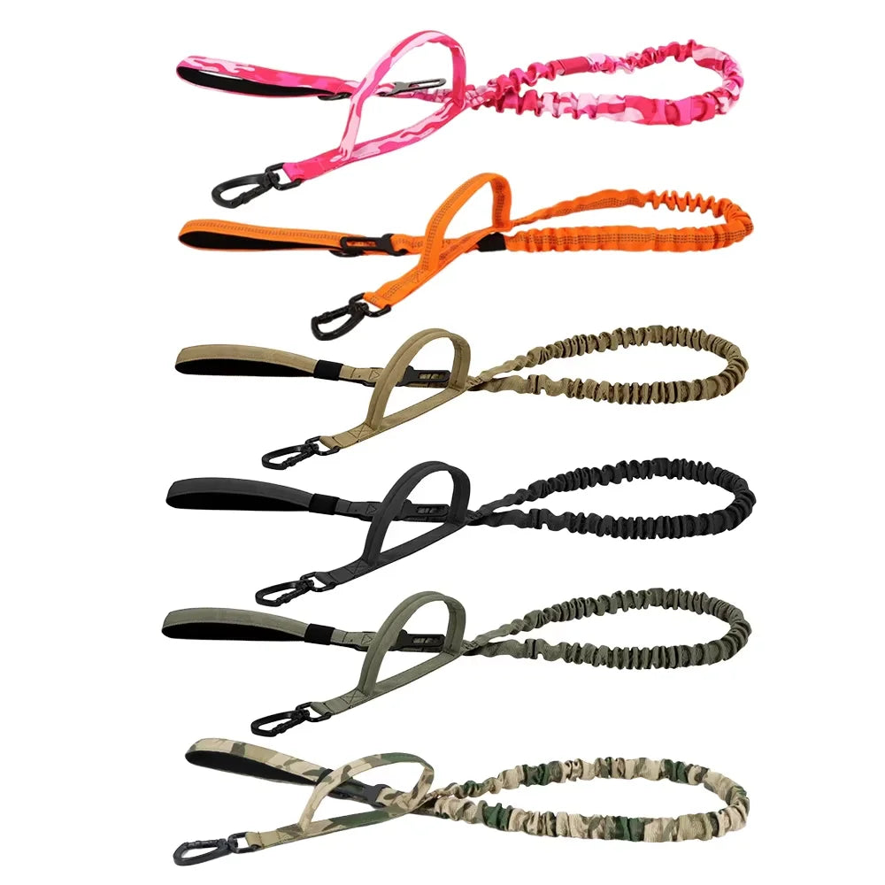 PETRAVEL Adjustable Dog Leash With Quick Release And Dual Handles