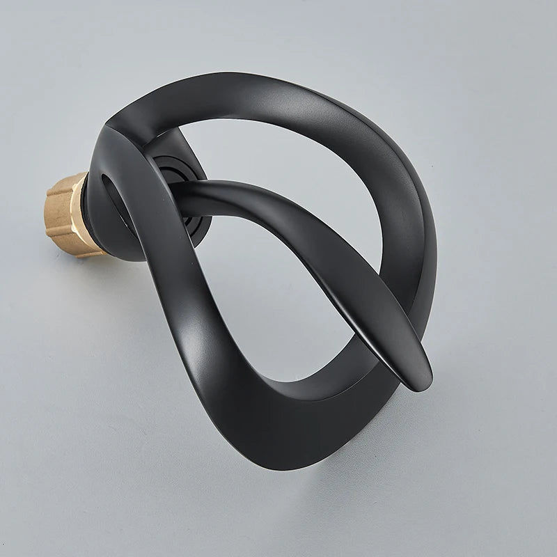 Quyanre Solid Brass Waterfall Basin Faucet Single Handle Tap
