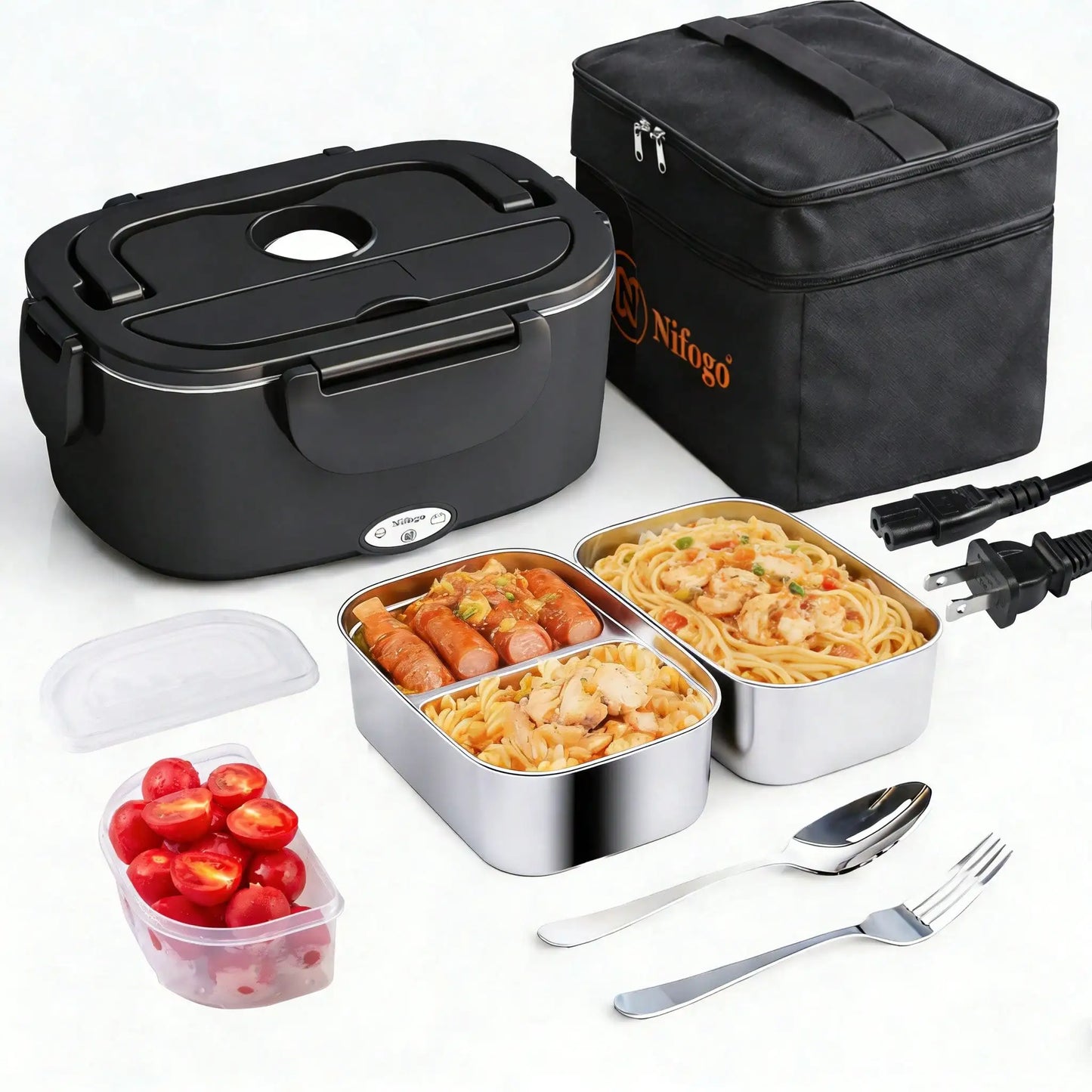Stainless Steel Electric Lunch Box For Car And Office