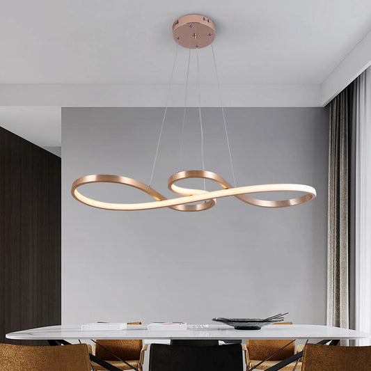 GreeLustr Dimmable LED Acrylic Polished Chrome Pendant Chandelier