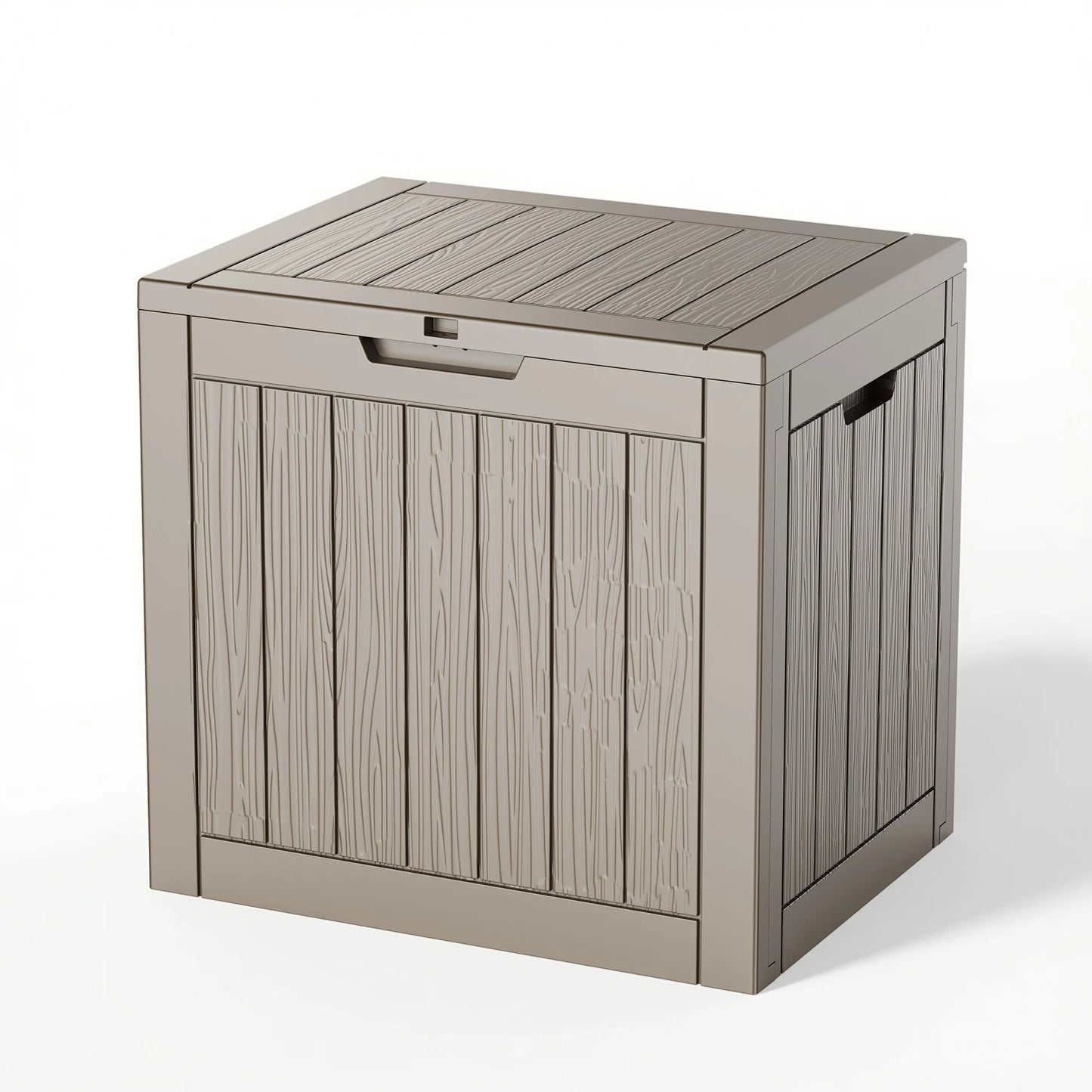 Resin Outdoor Deck Storage Box Waterproof UV Protection Lockable Patio