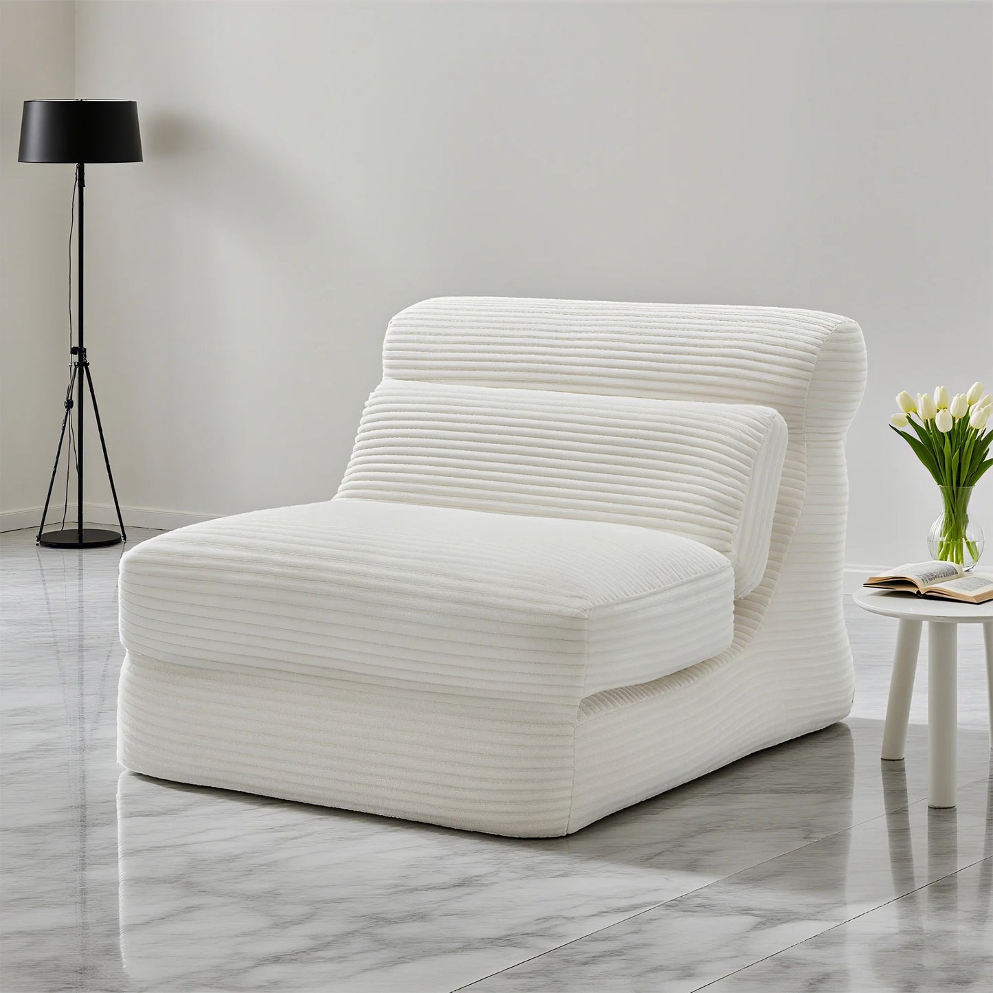 JHK Ergonomic Folding Sofa Bed With Integrated Lumbar Support