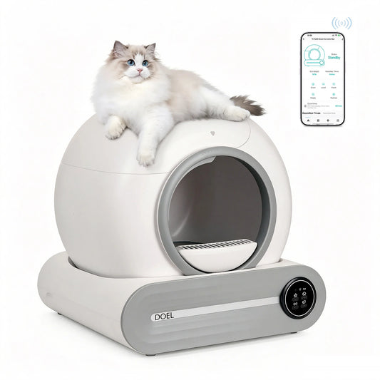 Doel Automatic Smart Self Cleaning Cat Litter Box App Control