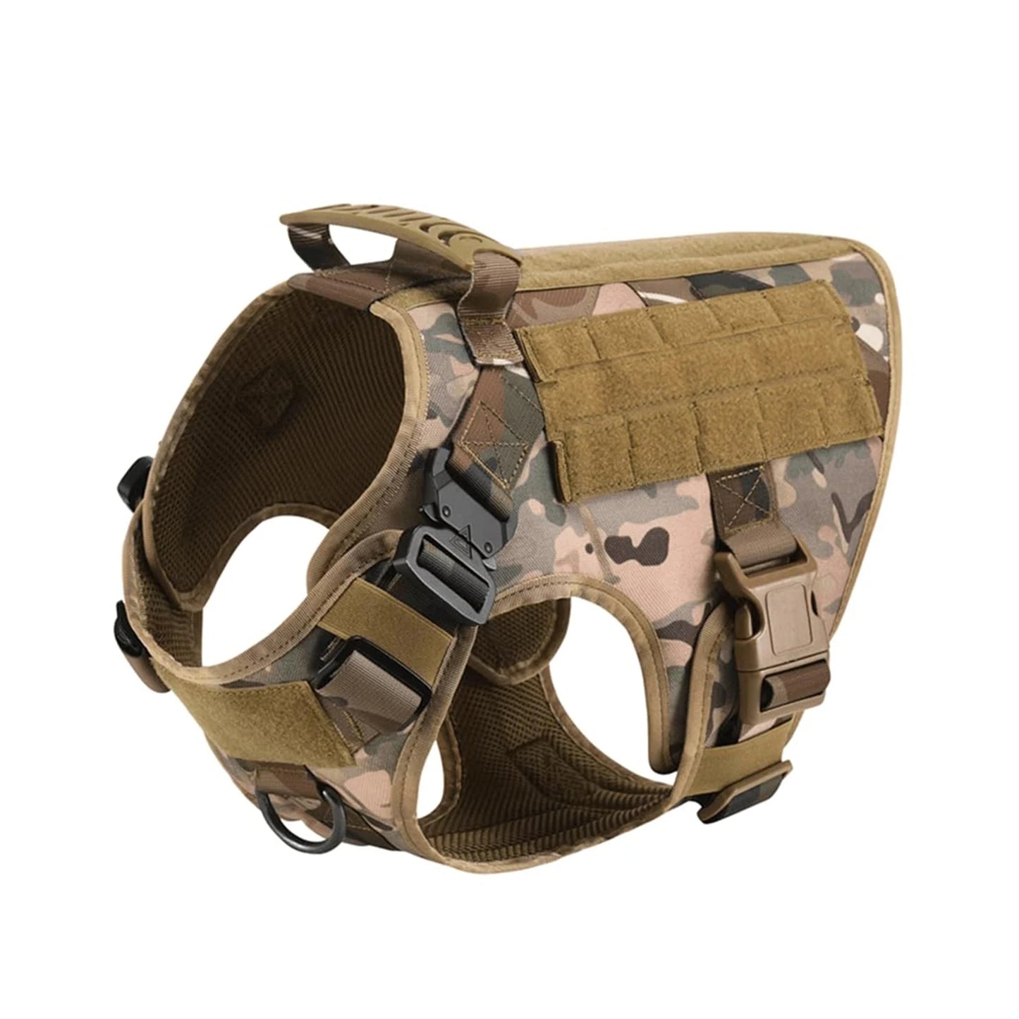 Tactical Nylon Dog Harness Vest With Quick Release Buckle