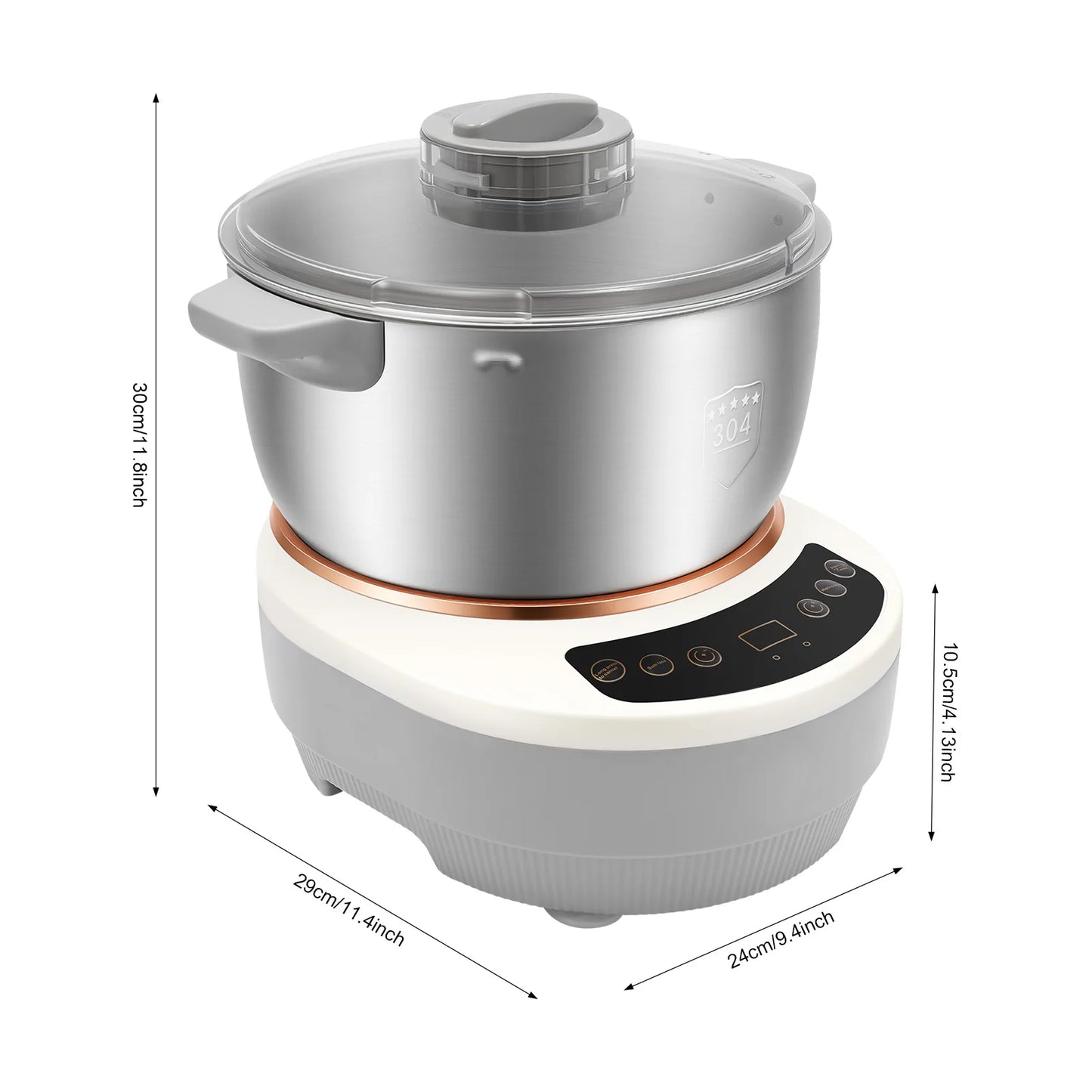 Electric Dough Maker With Ferment Function And Kneading Machine