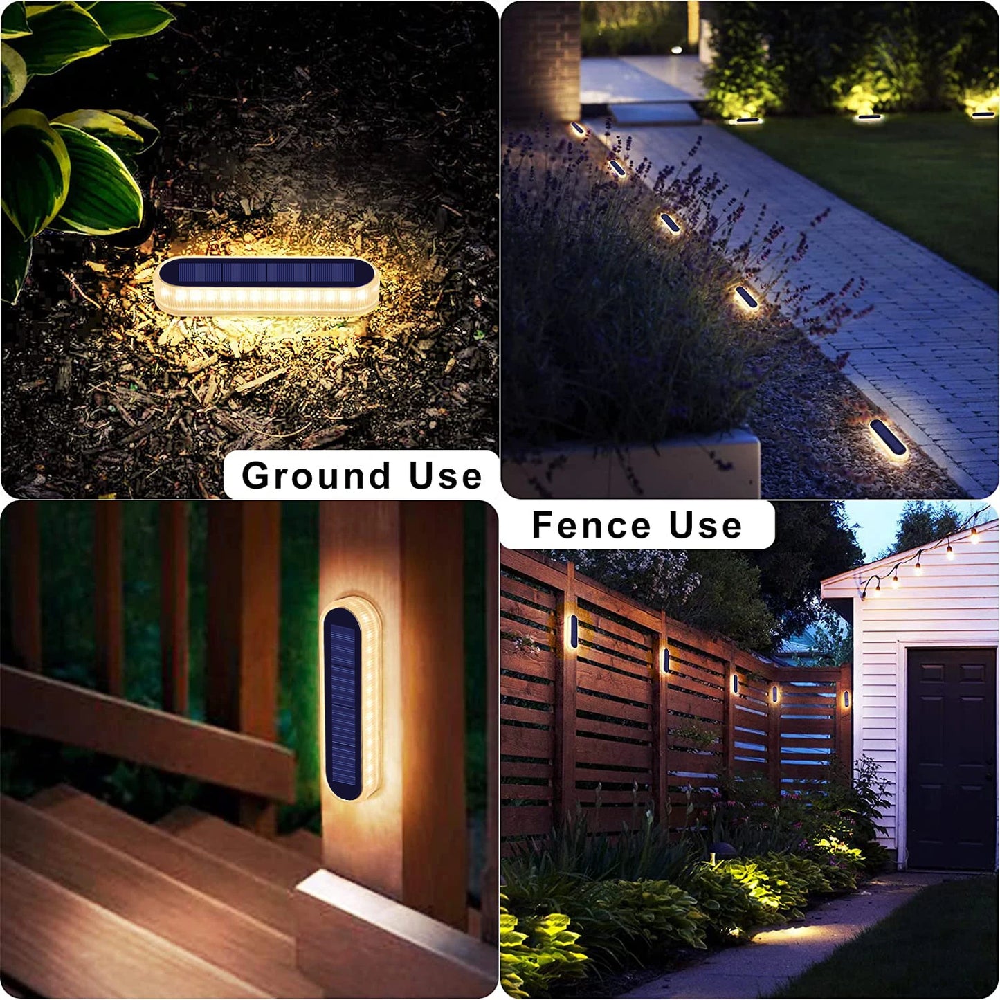 IP68 Waterproof Solar Deck Lights With Automatic On Off Control