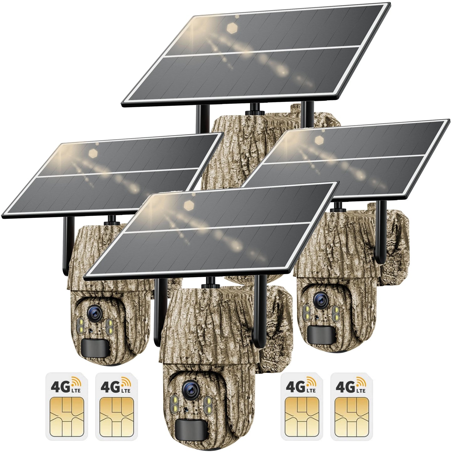 4G LTE Trail Camera AI Activated 2.7K Night Vision Waterproof
