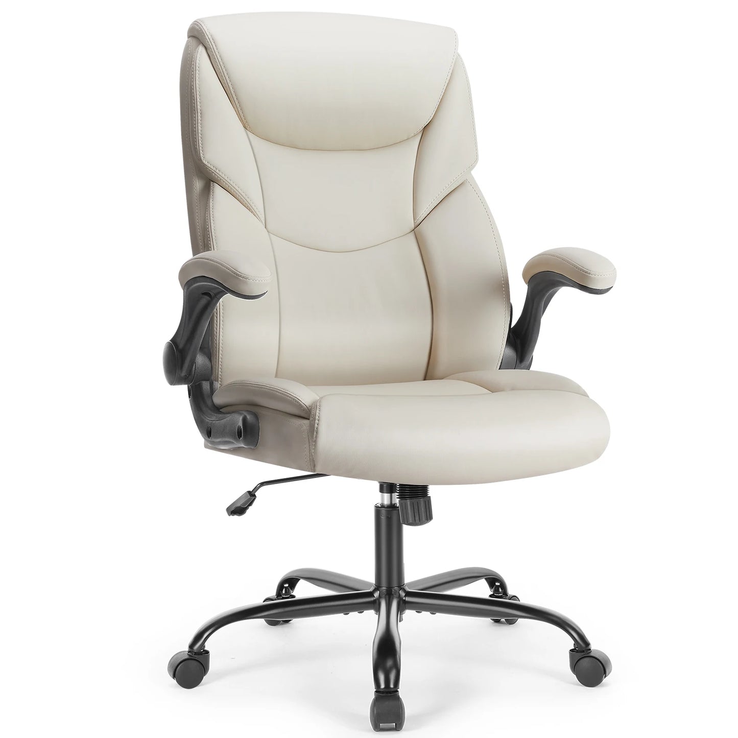 JHK Ergonomic Heavy Duty Office Chair Adjustable Flip Up Arms