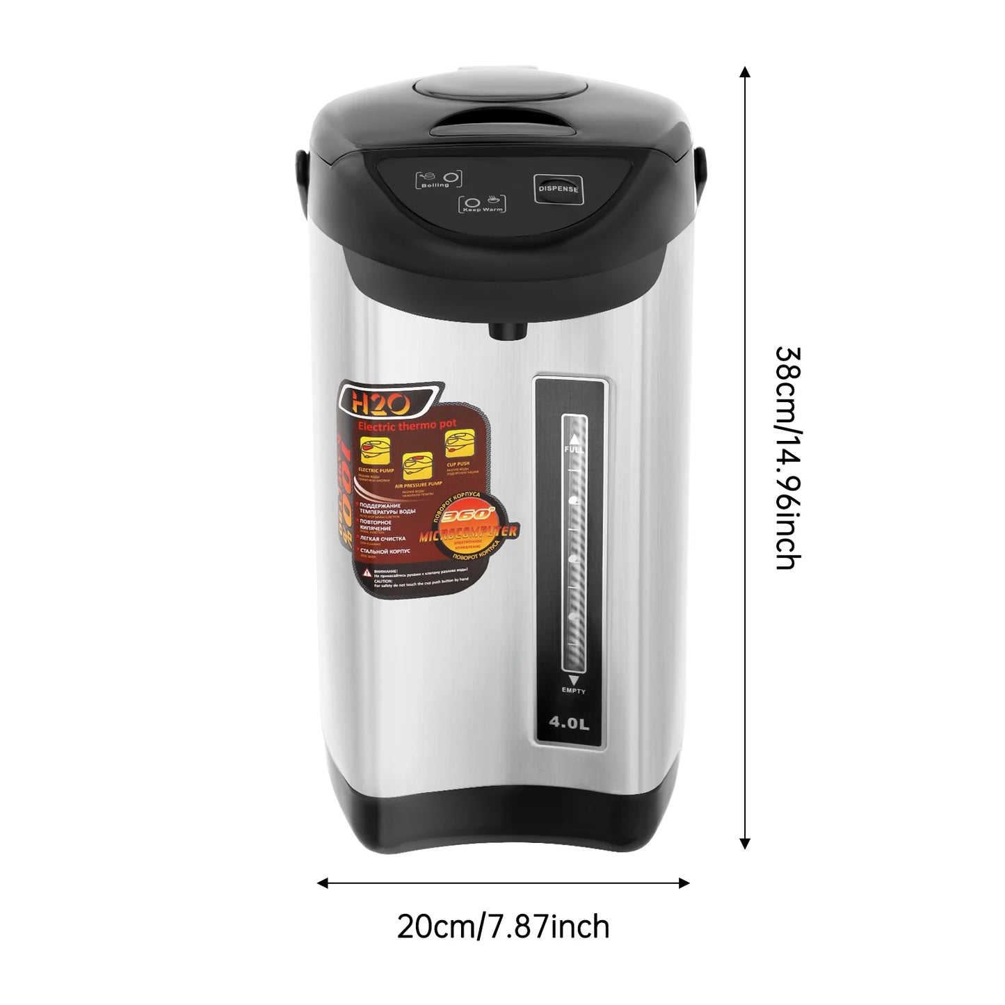 Stainless Steel Electric Kettle Featuring Fast Heating And Keep Warm