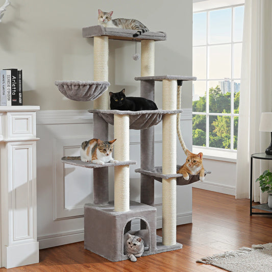 PAWZ Road Multilevel Cat Tree With Sisal Scratching Posts