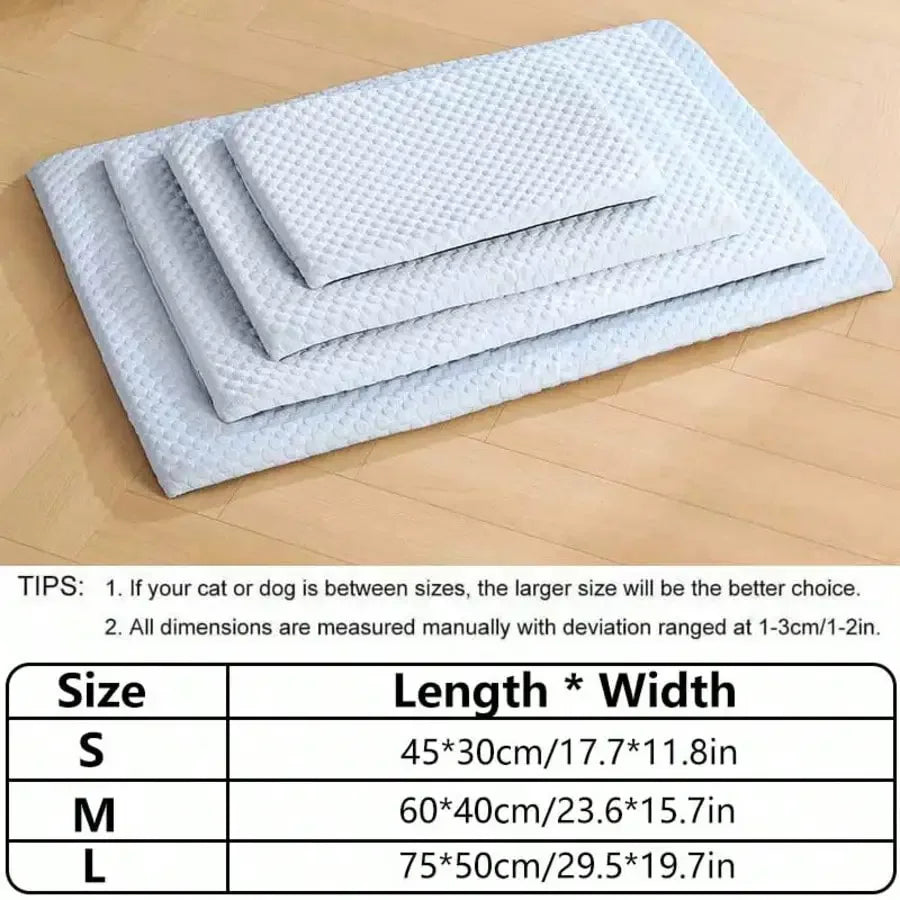 Cooling Cat Bed Featuring Thick Padding And Breathable Cushion