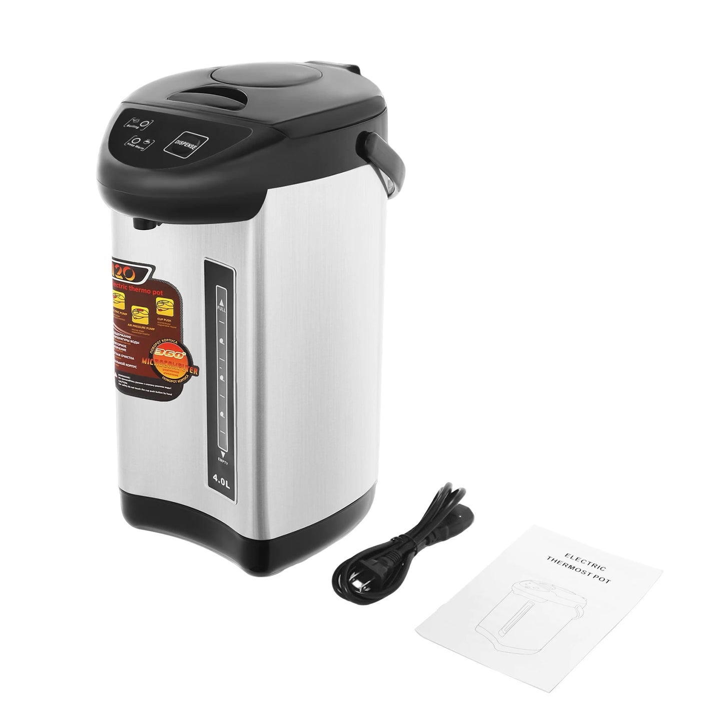 Stainless Steel Electric Kettle Featuring Fast Heating And Keep Warm