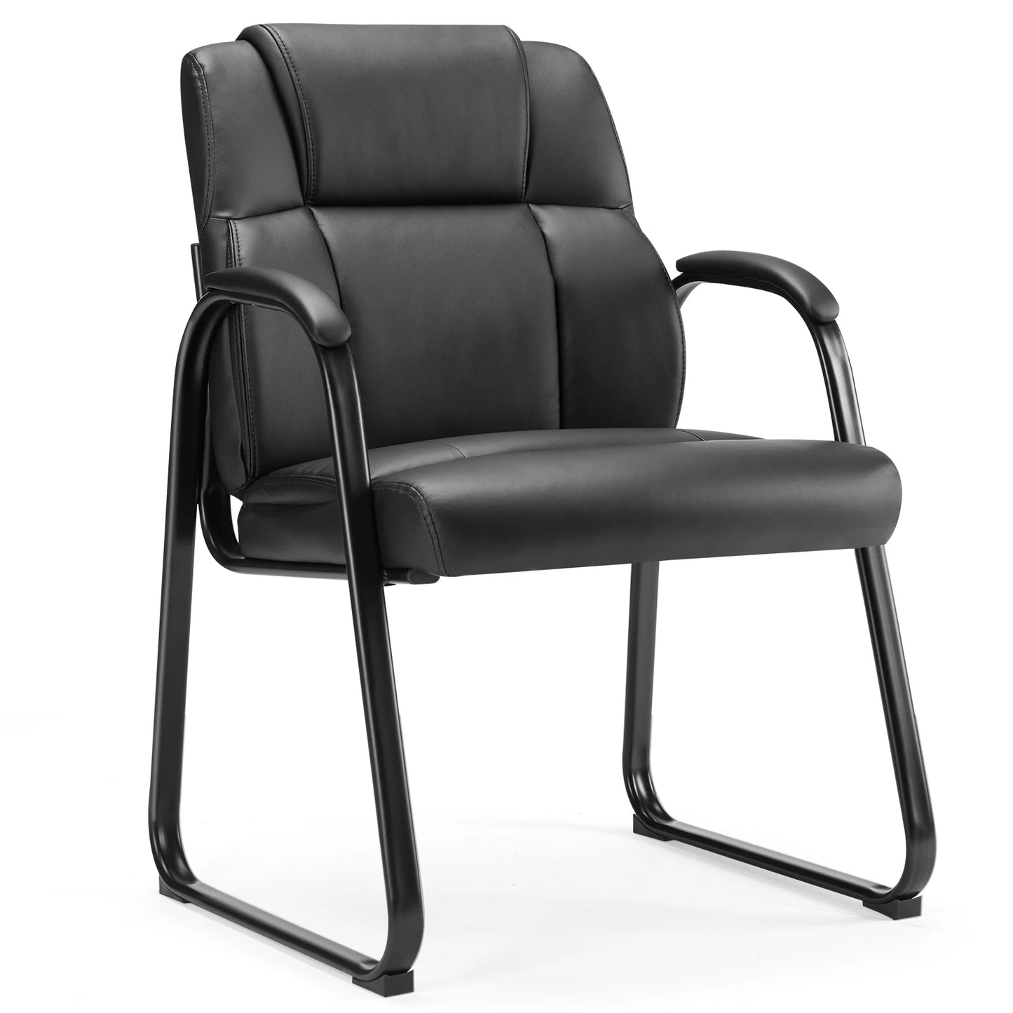 JHK Ergonomic PU Leather Office Chair With Padded Backrest