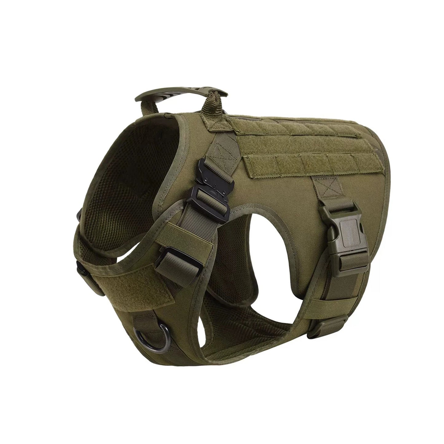 Tactical Nylon Dog Harness Vest With Quick Release Buckle