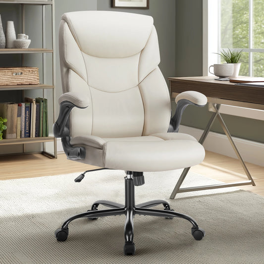 JHK Ergonomic Heavy Duty Office Chair Adjustable Flip Up Arms