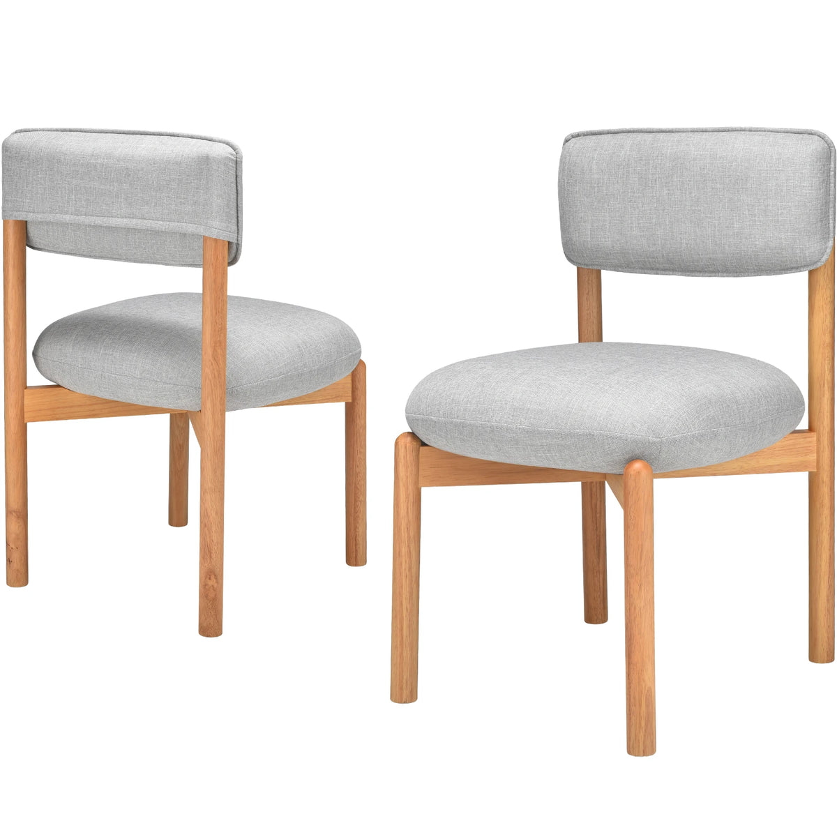 FARINI Modern Upholstered Dining Chairs Set of 2 for Home