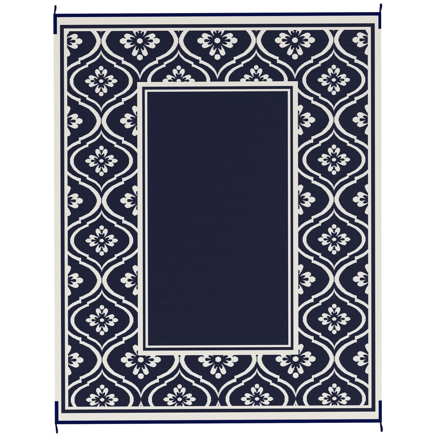 Modern Geometric Outdoor Polypropylene Area Floor Rug