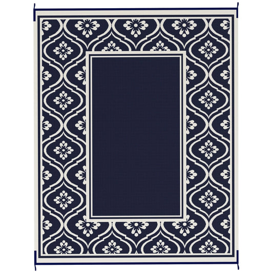 Modern Geometric Outdoor Polypropylene Area Floor Rug