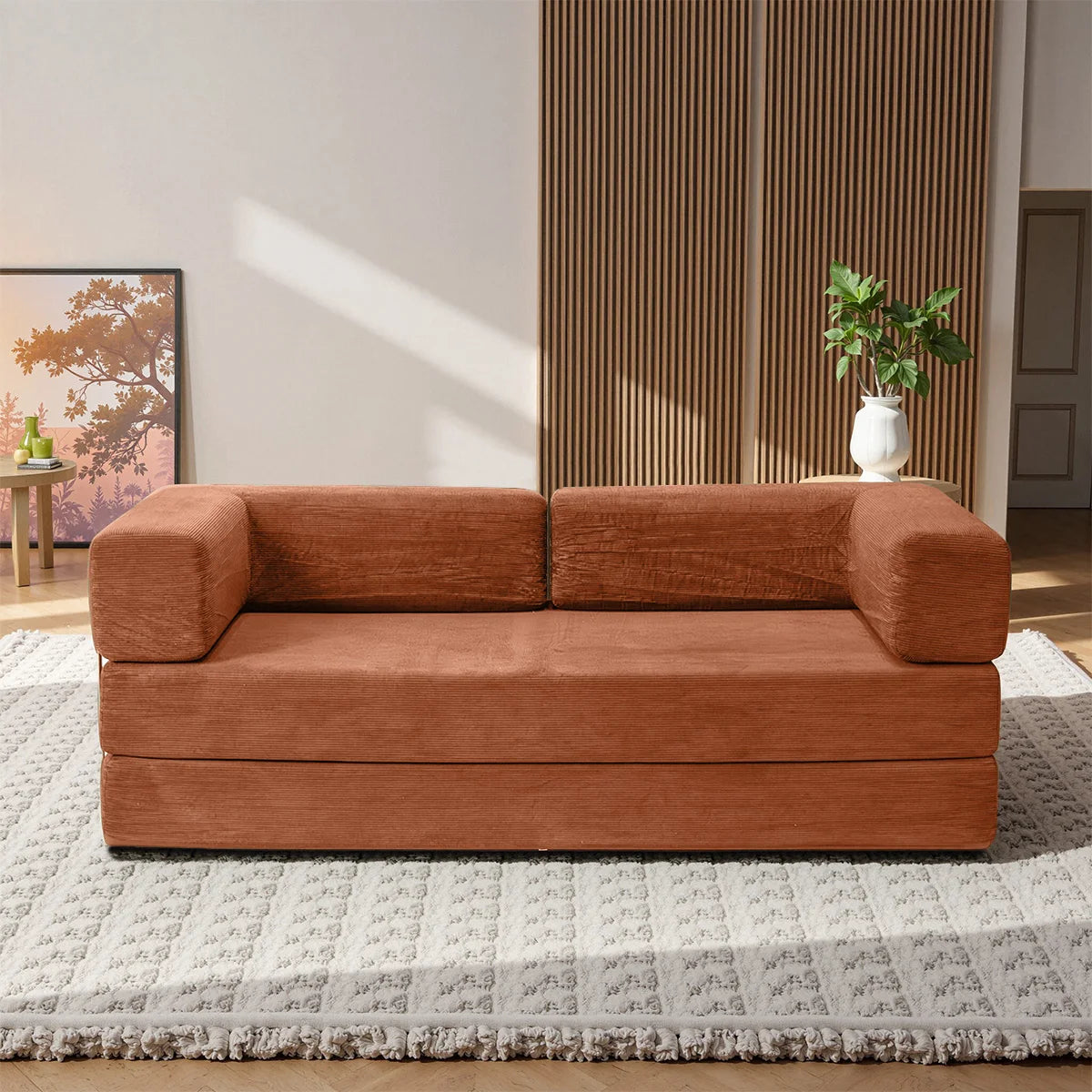 Convertible Foldable Floor Sofa Bed And Sleeper Couch For Home