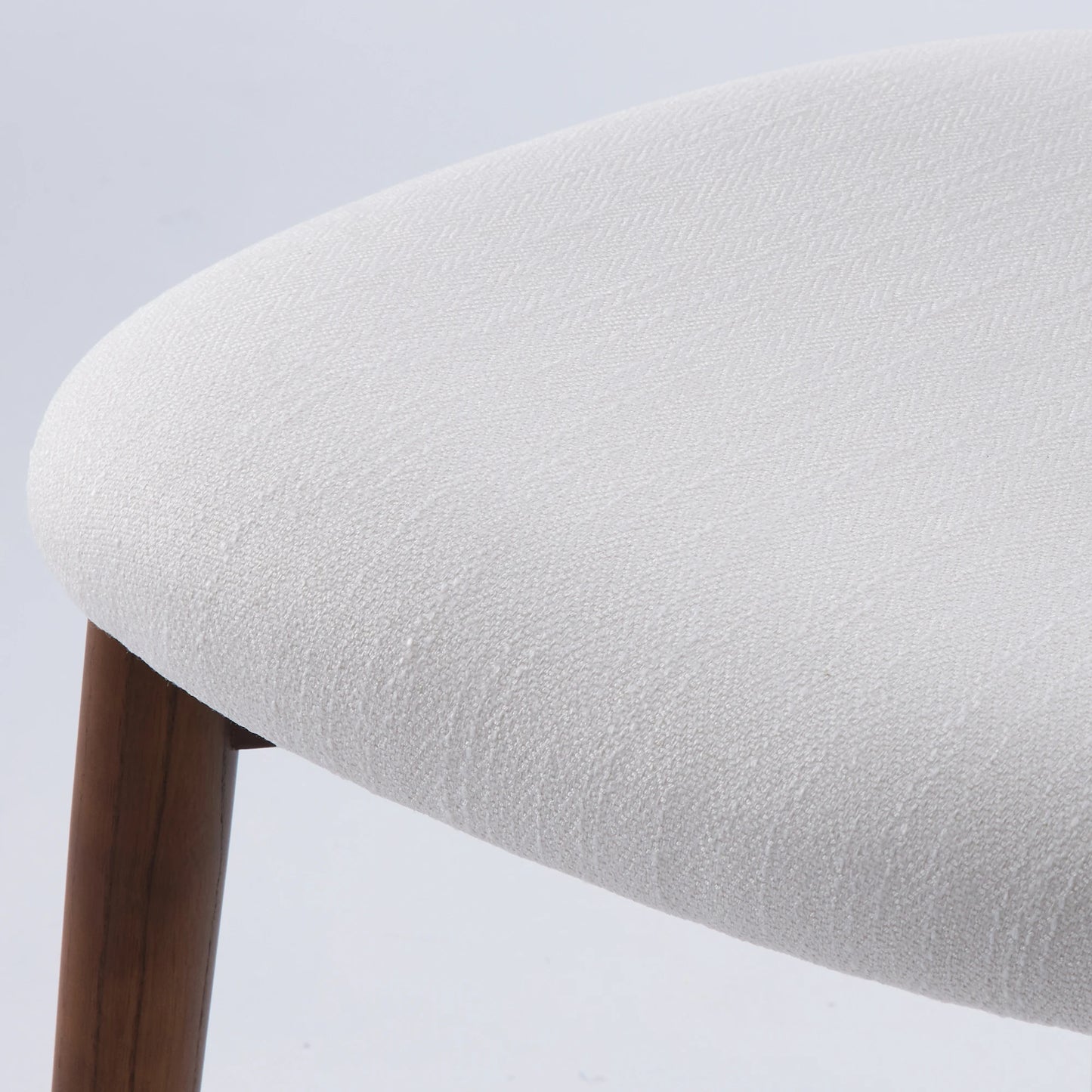 Farini Modern Fabric Upholstered Solid Wood Dining Chairs