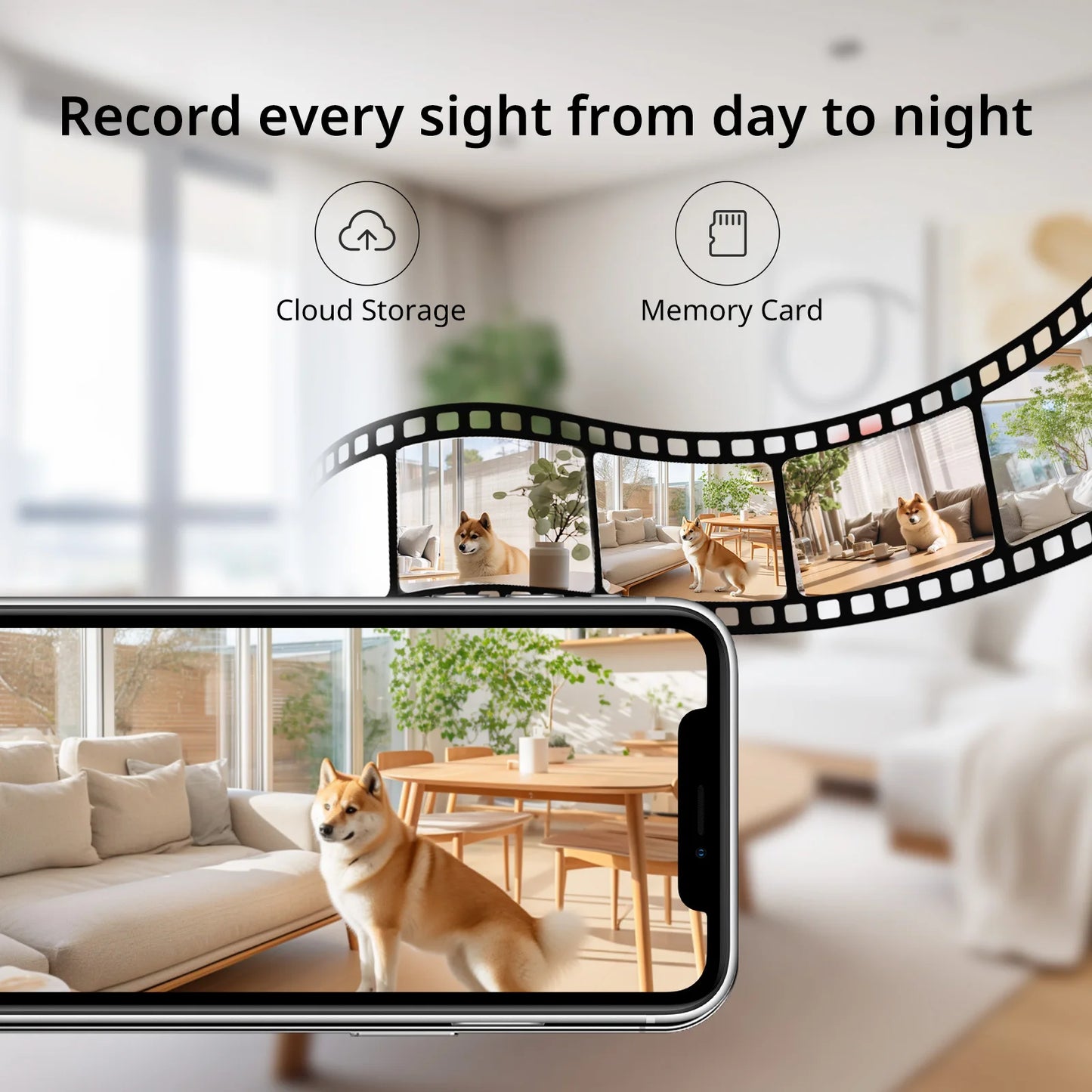 BoyKeep Smart Security Camera With Pan Tilt Night Vision