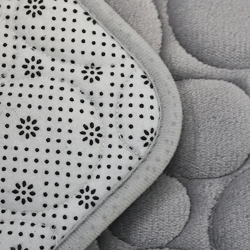 Soft Microfiber Bathroom Floor Mats Non Slip Water Absorbent