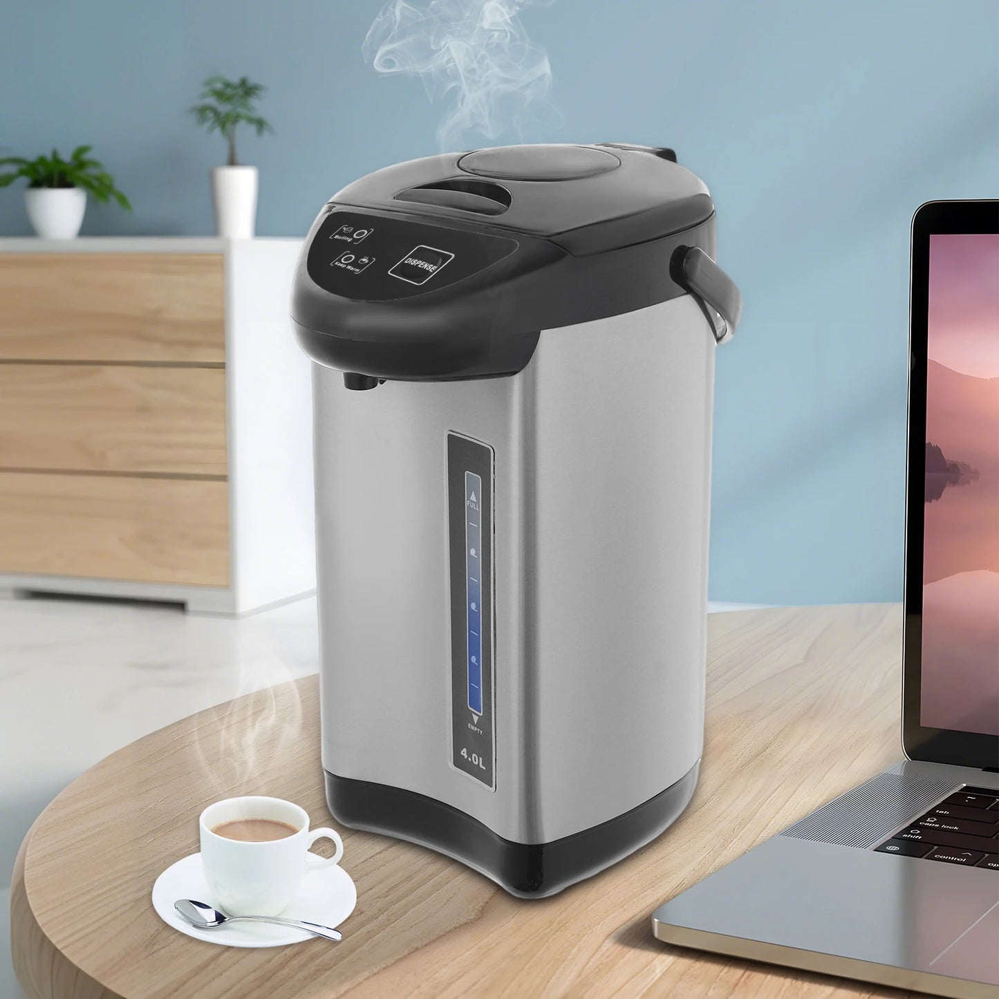 Stainless Steel Electric Kettle Featuring Fast Heating And Keep Warm