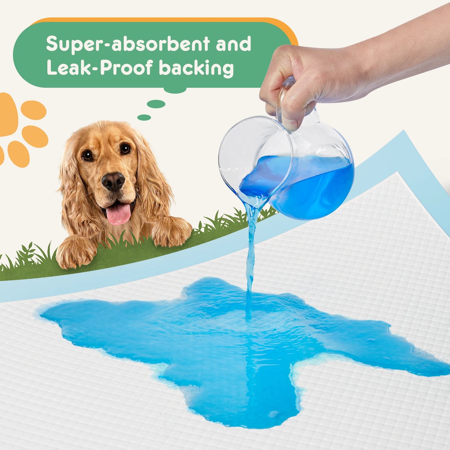 Super Absorbent Disposable Pet Pee Pads Leakproof Quick Drying Mat