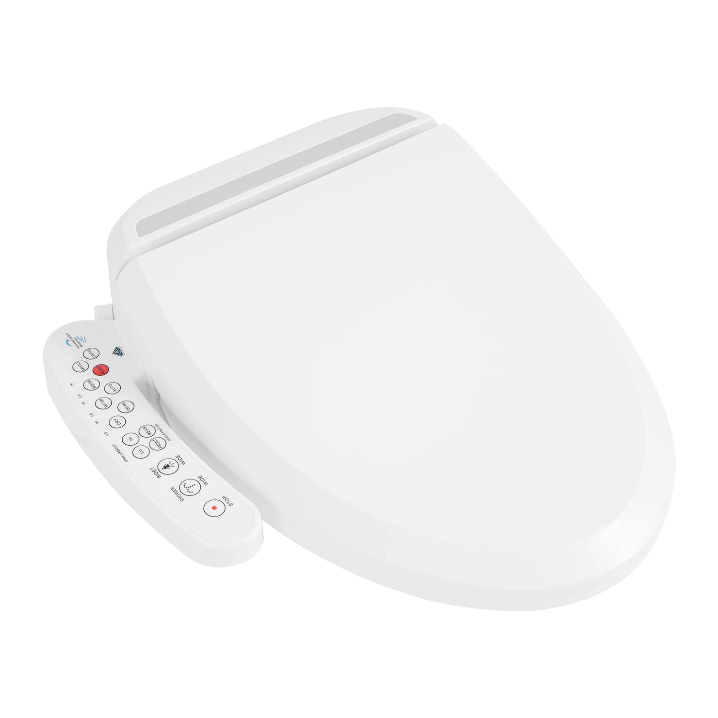 Electronic Bidet Smart Toilet Seat With Adjustable Heated Air Dryer