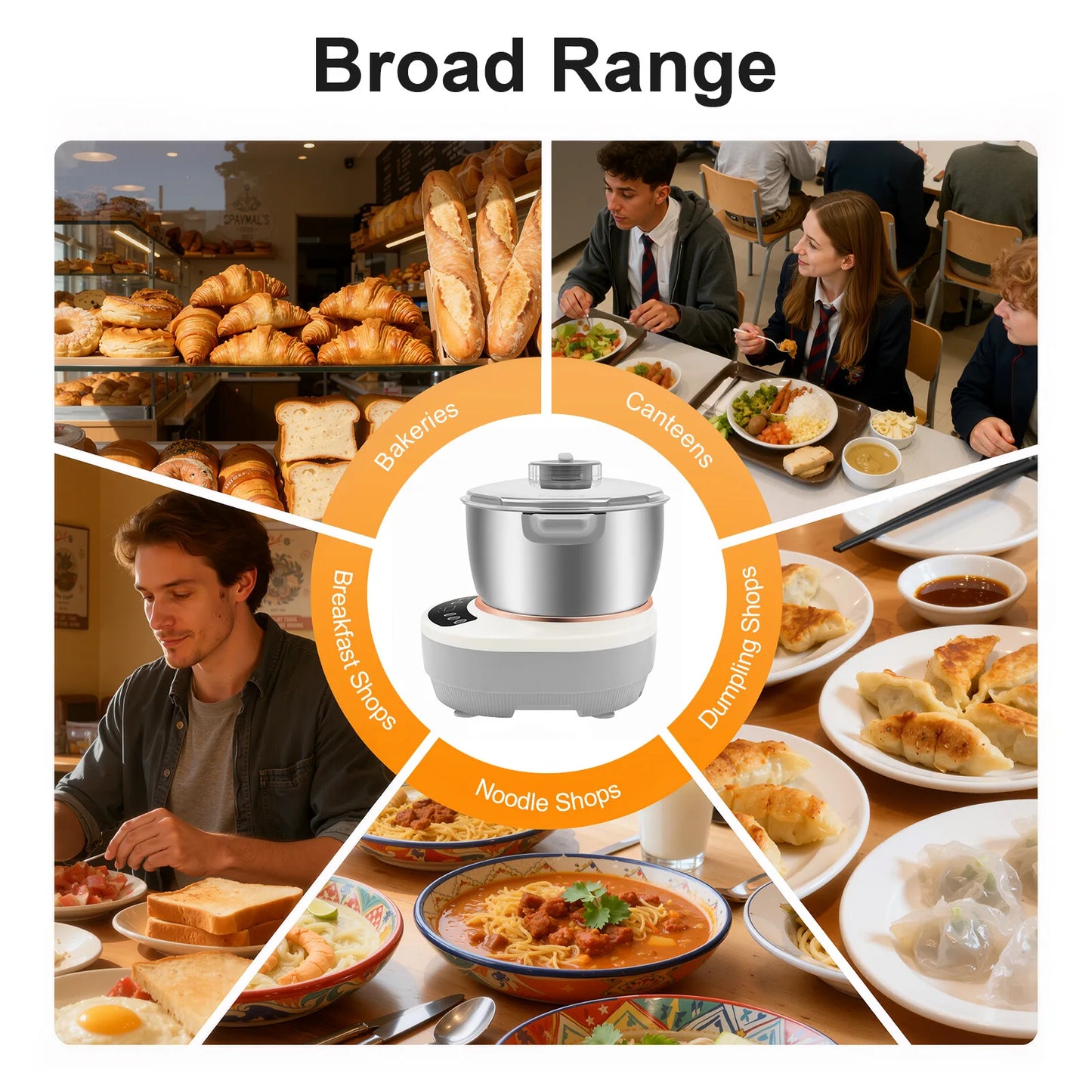 Electric Dough Maker With Ferment Function And Kneading Machine