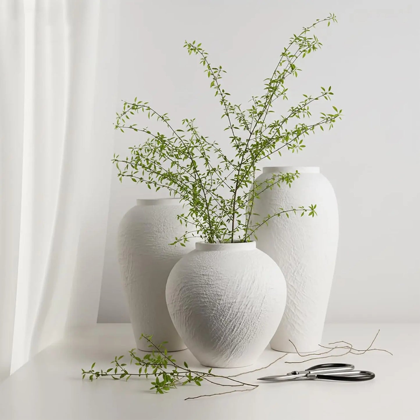 Ceramic Decorative Vase Minimalist Home Decor Centerpiece