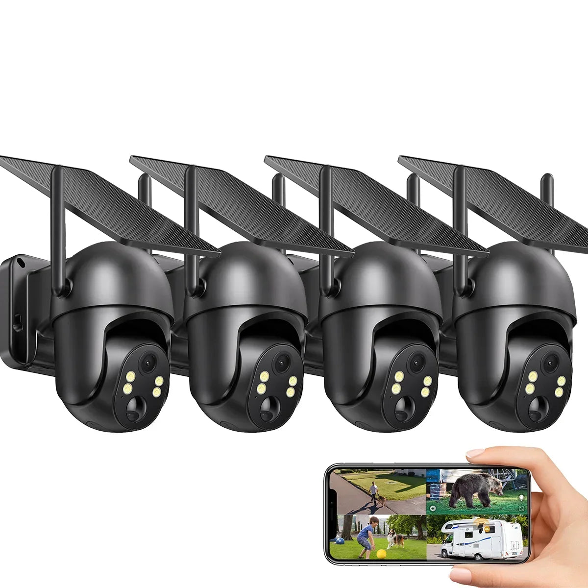 4G LTE Trail Camera AI Activated 2.7K Night Vision Waterproof