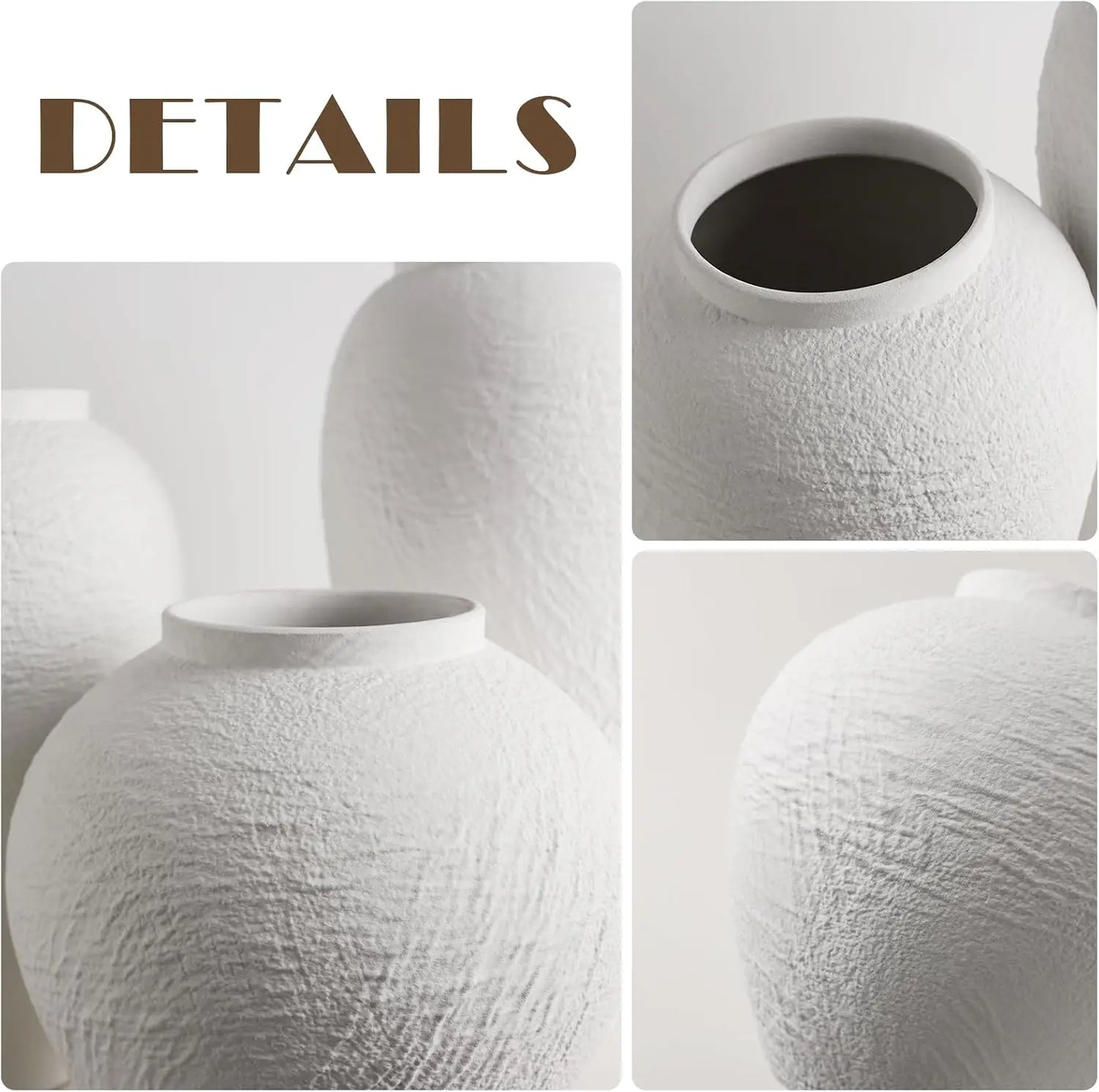 Ceramic Decorative Vase Minimalist Home Decor Centerpiece