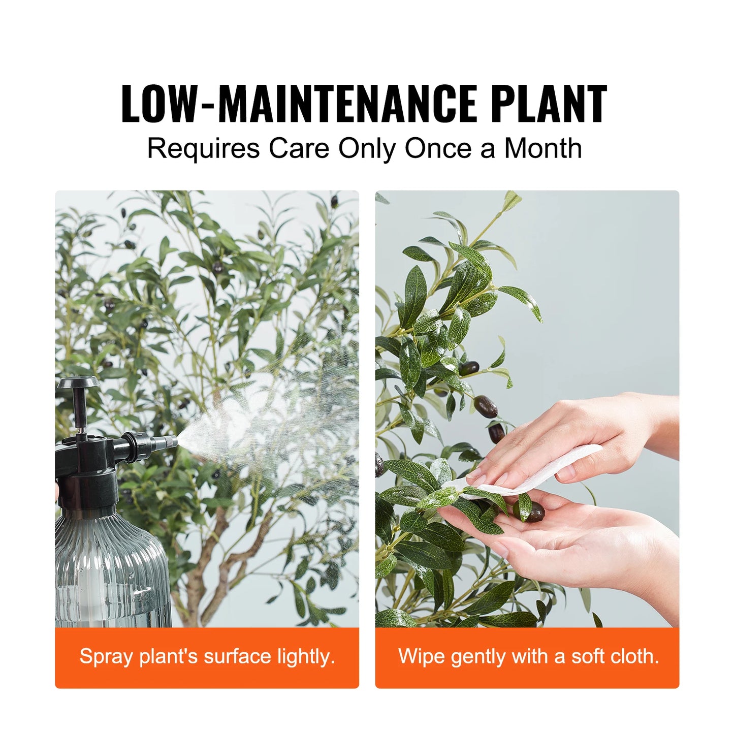 SucceBuy Artificial Olive Tree For Indoor Outdoor Home Decor