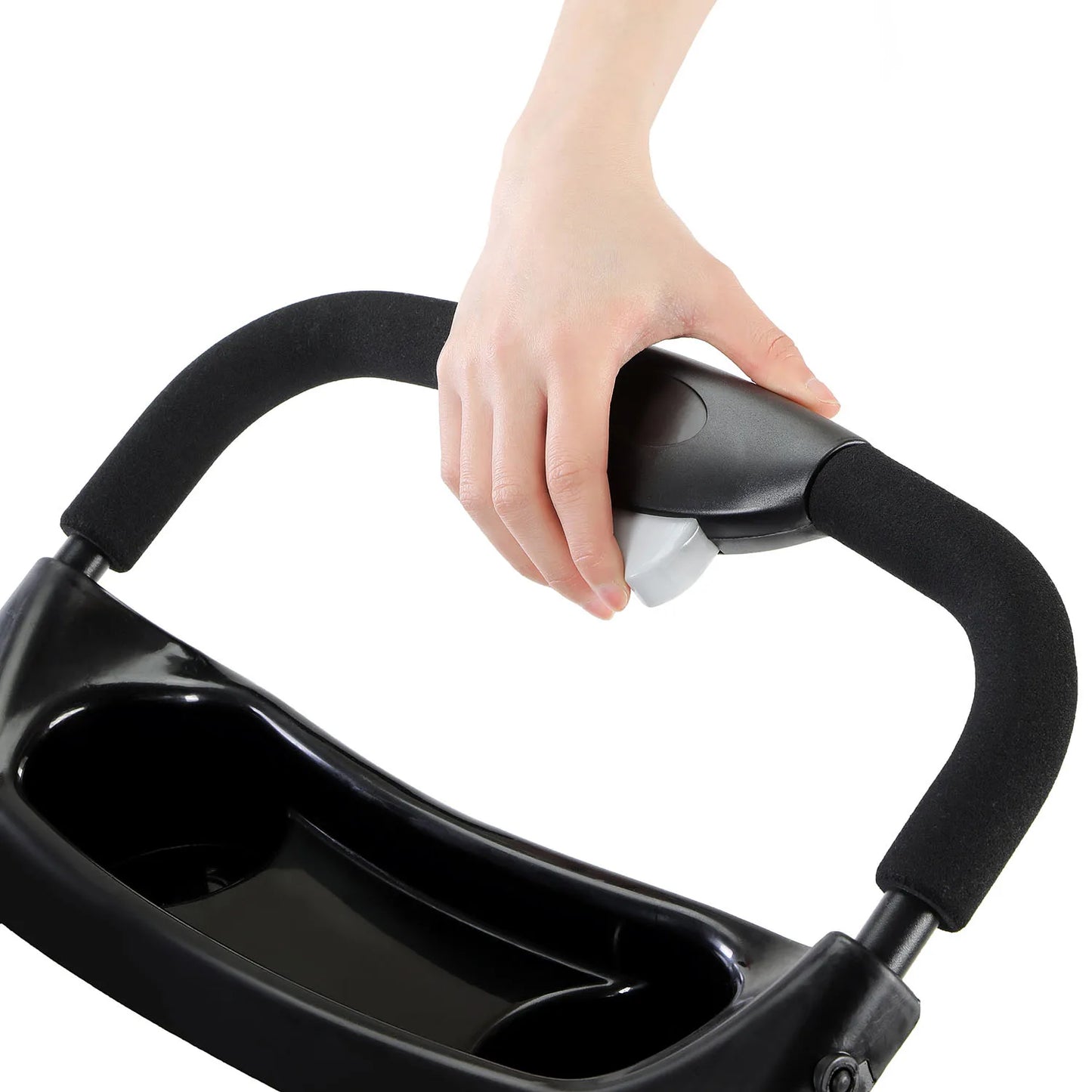 Compact Folding Pet Stroller With Removable Carrier For Dogs