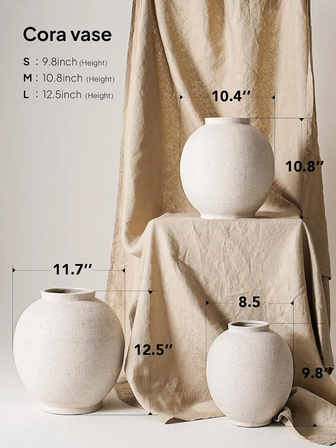 Modern Ceramic Flower Vase For Home Decor And Table Centerpiece