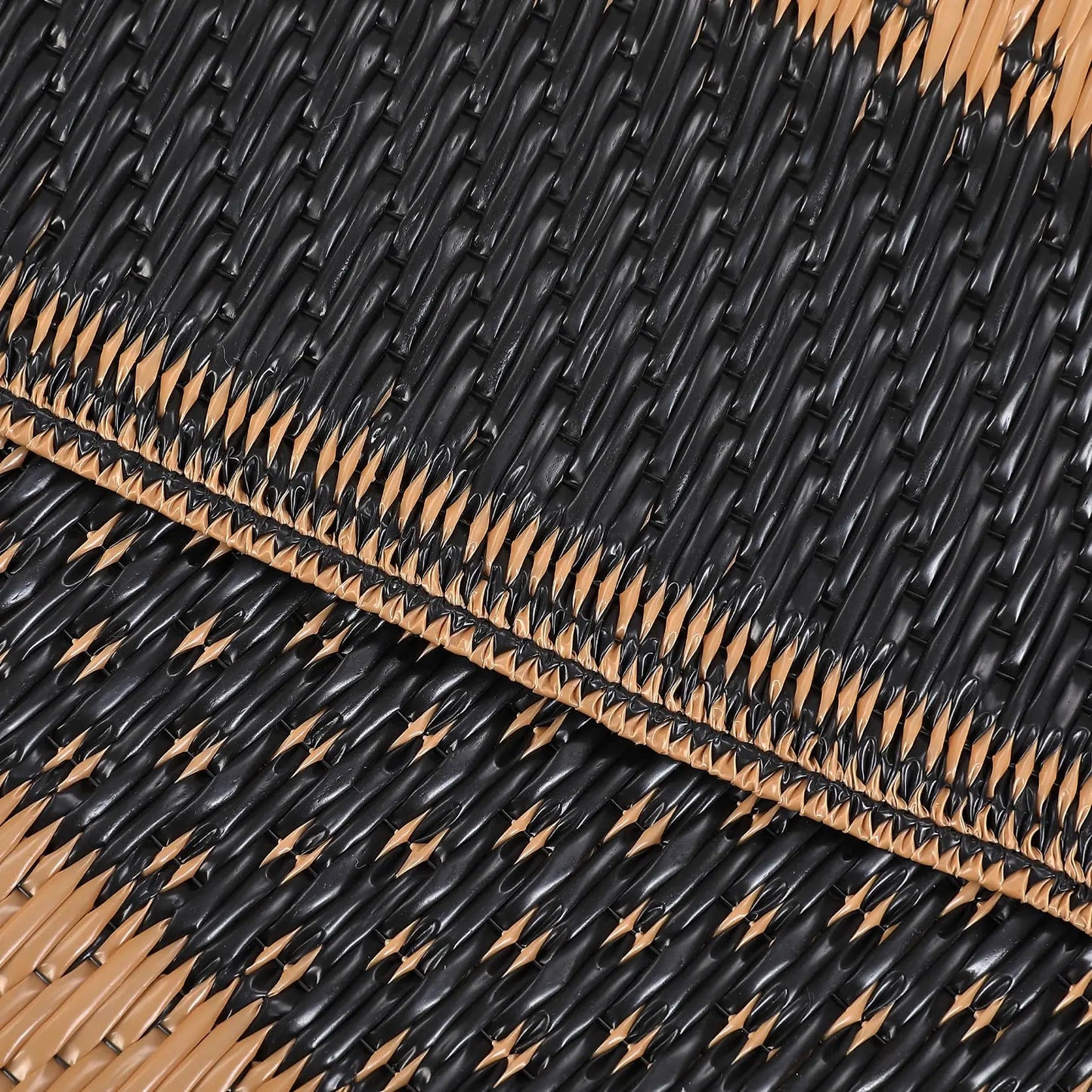 Waterproof Reversible Outdoor Patio Rug And Modern Area Mat
