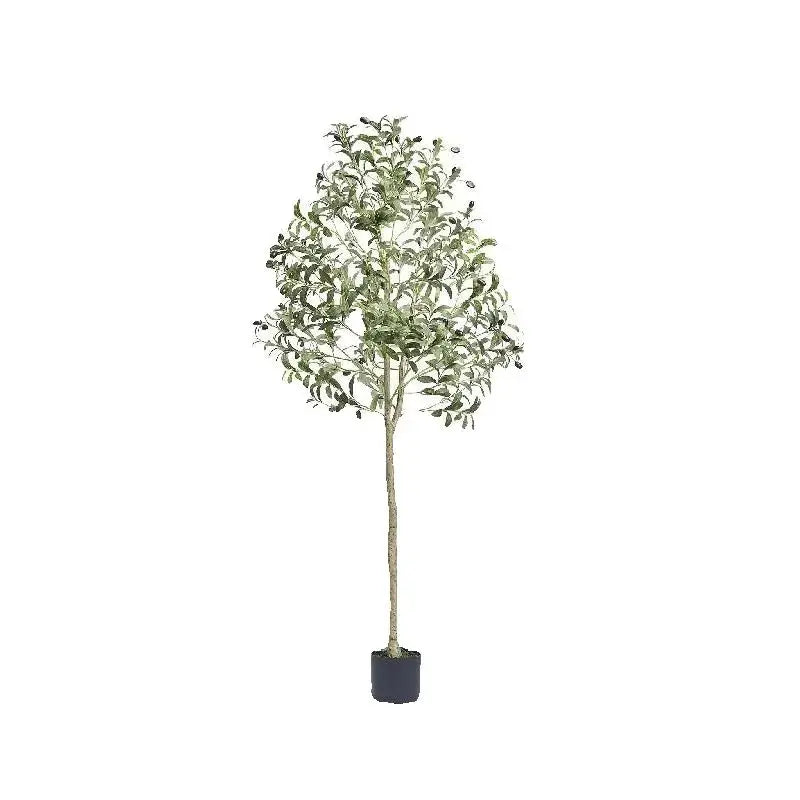SucceBuy Artificial Olive Tree For Indoor Outdoor Home Decor