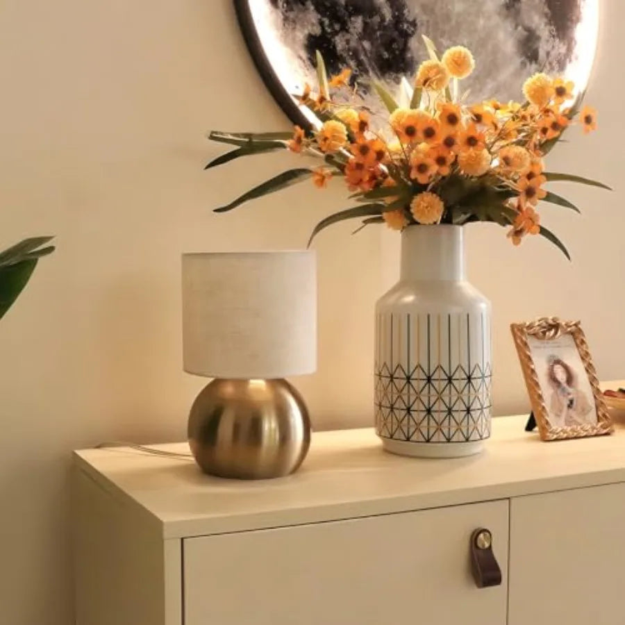 Solar Lamps With Switch For Modern Minimalist Nightstand Decor