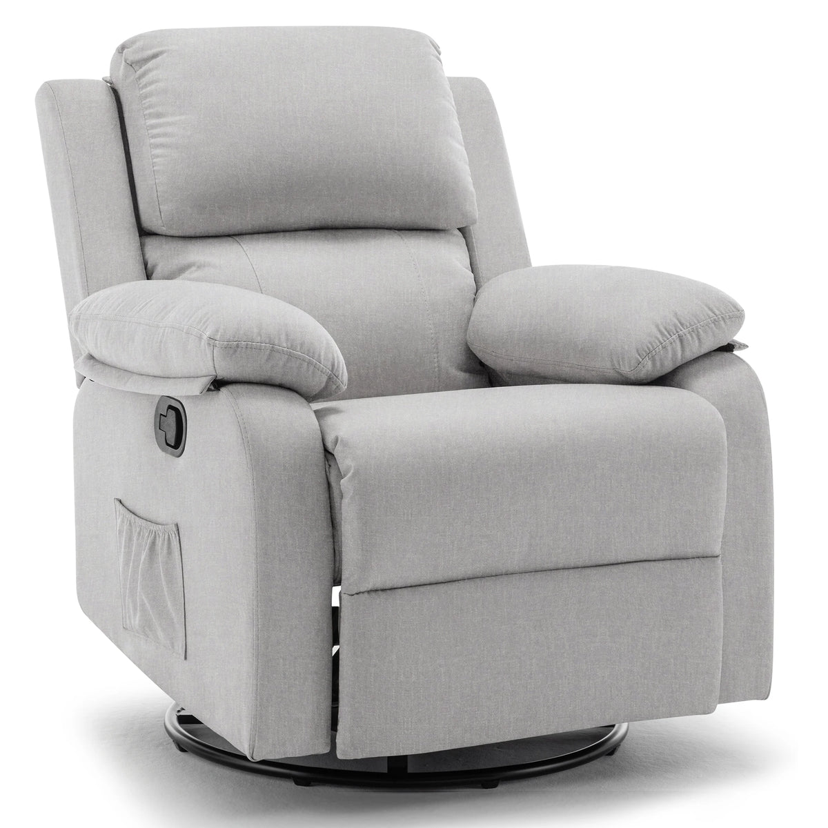 KORSER Swivel Rocking Recliner Chair For Adults And Small Spaces