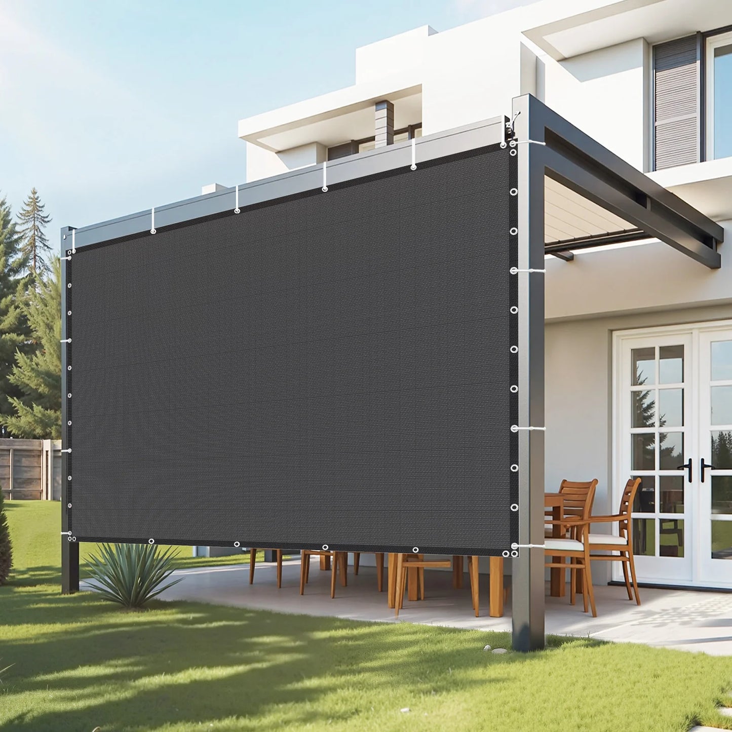 SucceBuy HDPE Shade Cloth Pergola Privacy Screen 140 GSM Outdoor
