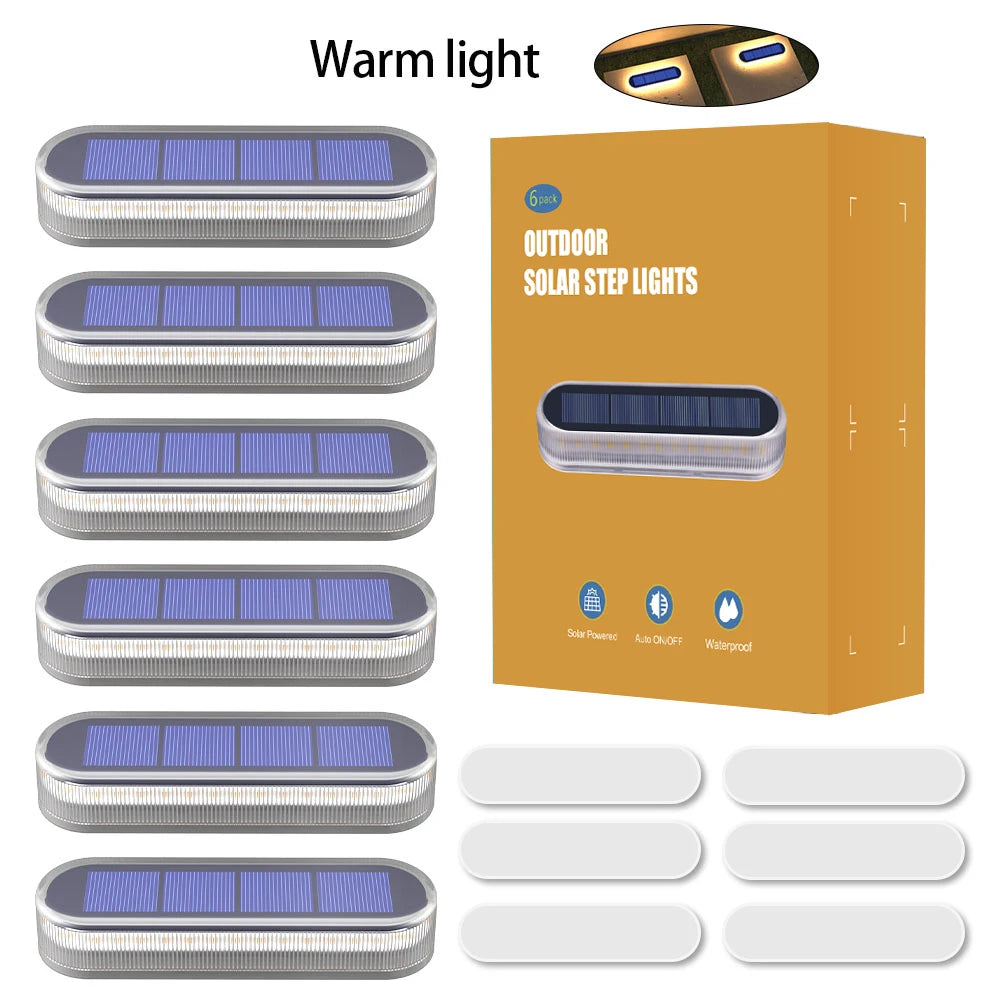 IP68 Waterproof Solar Deck Lights With Automatic On Off Control
