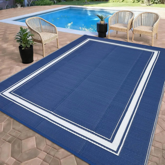 Garvee Waterproof Soft Fluffy Non Slip Indoor Outdoor Area Rug