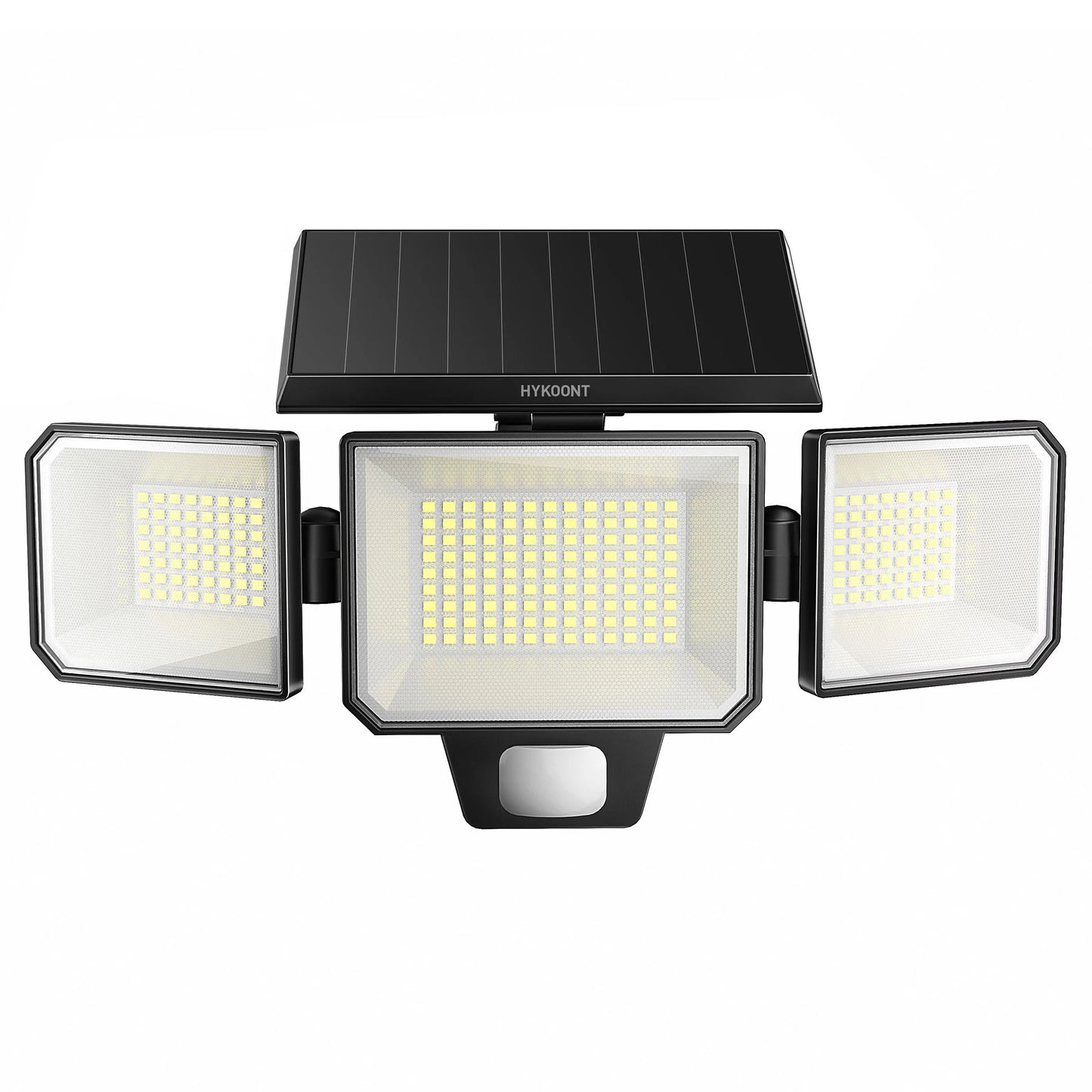 Solar Three Head Motion Sensor Outdoor Security Light